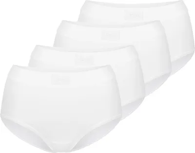 Produktbild von sloggi 4er Pack Double Comfort T Maxi Slip Hoher Tragekomfort durch atmungsaktive Baumwolle, Sportliches Design mit schlichtem Taillenband, Perfekte Passform für den Alltag und Bewegungsfreiheit