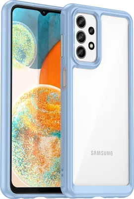 Obrázek produktu pro Pouzdro pro Samsung Galaxy A23 5G / 4G průhledné, nárazuvzdorné TPU silikonové ochranné pouzdro modré