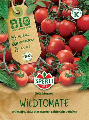 Produktbild von SPERLI  Wildtomatensamen Rote Murmel Solanum pimpinellifolium 9 Pflanzen