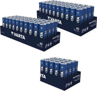 Produktbild von Varta Industrial Plus LR6 AA Mignon Batterien, 100er Set