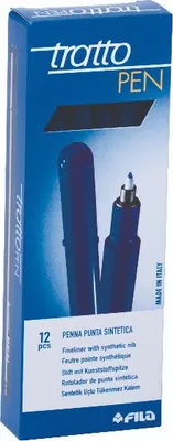 Zdjęcie produktu dla Tratto F830727, 12 szt., Niebieski, Ciemny Niebieski, Okrągły, Dorosły/Dziecko, Unisex