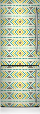 Produktbild von Kühlschrankmagne Kühlschrank Aufkleber Magnetfolie Dekoration 70x190 cm - Geometrisches Muster