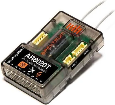 Immagine prodotto di Spektrum AR8020T Ricevitore per telemetria DSMX 2.4Ghz a 8 canali
