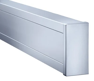 Productafbeelding van GGK BRA3, aluminium gevelkanaal eindstuk, 3-zijdig, hoogte 62 mm, breedte 170 mm, naturel geanodiseerd, 1 stuk.