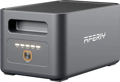 Produktbild von AFERIY 1024Wh LiFePO4 Erweiterungsbatterie für P180 Pro, Zusatzakku, 1800W kompatibel
