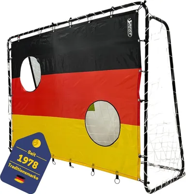 Produktbild von Torwand "Deutschland" mit 2 Schusslöchern 193 x 150 cm
