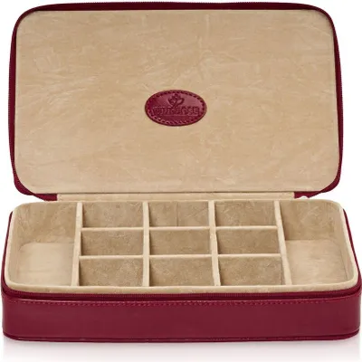 Produktbild von WINDROSE Schmuckschatulle Merino Charmbox Red rot