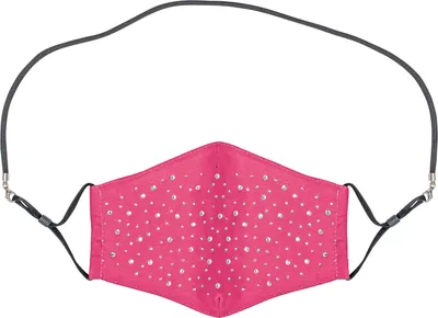 Produktbild von Glitzermaske Stoffmaske pink m. Umhängeband - bb-Klostermann 29004