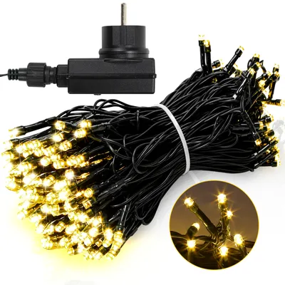 Zdjęcie produktu dla Jopassy 30M 300 LED Fairy Lights 8 trybów światła Wodoodporne oświetlenie ogrodu imprezowego Wewnętrzna zewnętrzna dekoracja świąteczna Wesele Ciepła biel
