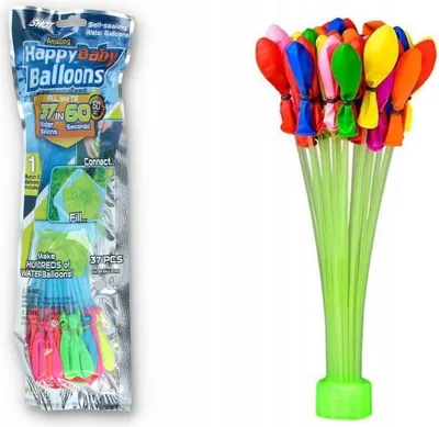 Produktbild von Wasserbombe Wasserballons 37 Stück selbstschließend