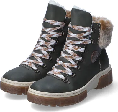 Produktbild von Rieker Winterstiefeletten Damen Kunstleder Grün Größe: 39