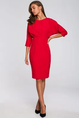 Produktbild von Stylove Midikleid für Frauen Estrineve S242 rot M
