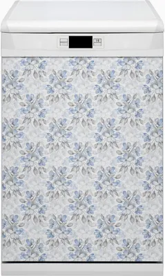 Obrázek produktu pro Kuchyňský magnet do myčky nádobí omyvatelný 45x80 cm Myčka nádobí - Květiny