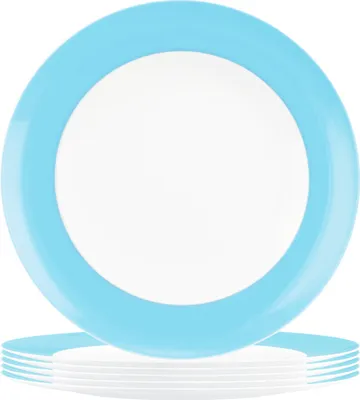 Produktbild von Seltmann Weiden Liberty Pure Colors Speiseteller ø 27 cm 6er Set - Lagoon Blue