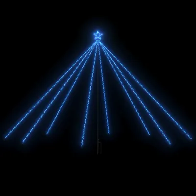Immagine prodotto di vidaXL LED Albero di Natale per interni esterni 576 LED blu 3,6 m