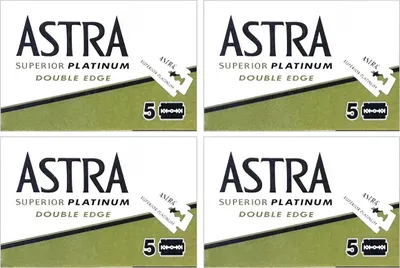 Image de 20 lames de rasoir Astra, modèle vert