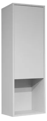 Produktbild von FURNARO Hängeschrank Clyde Wohnzimmerschrank Schrank B/H/T: 41x132x32 cm, Farbe:Kreidegrau matt lack