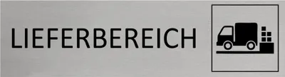 Produktbild von CombiCraft Aluminium Türschild Lieferbereich 165x45mm mit 3M-Tape