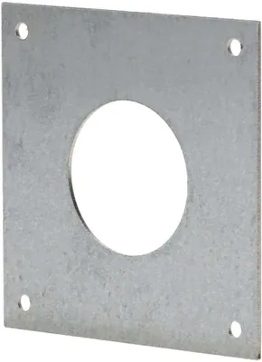 Produktbild von Schutzschild Für Nistkasten A1 MKW SPECHTSCHUTZ Ø28 MM - aus verzinktem Stahl - für Nistkästen - Nicht bemalt - Präzise geschnitten und entgratet