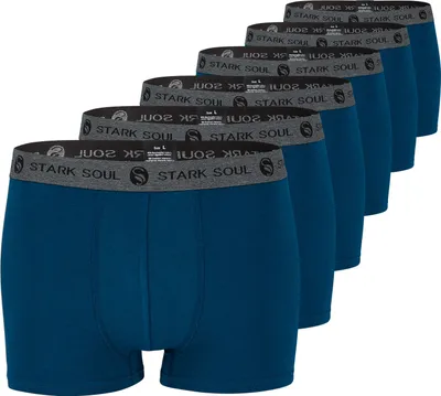 Produktbild von Stark Soul® Boxershorts 6'er Pack - Hipster Shorts – Marineblau - Gr: L