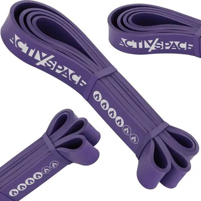 Immagine prodotto di Elastico per esercizi di pull-up - Latex Power Band, viola