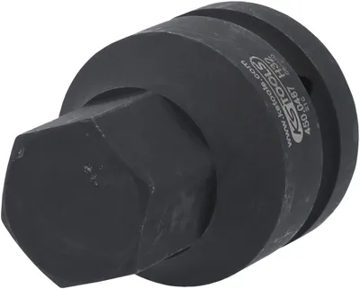 Obrázok produktu pre KS TOOLS 2.50cm 1" Kraft-Bit-Stecknuss Innensechskant kurz 32 mm 450.0487