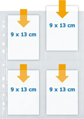 Obrázok produktu pre HERMA Fotosichthüllen  90 x 130 mm hoch weiß 250 Hüllen