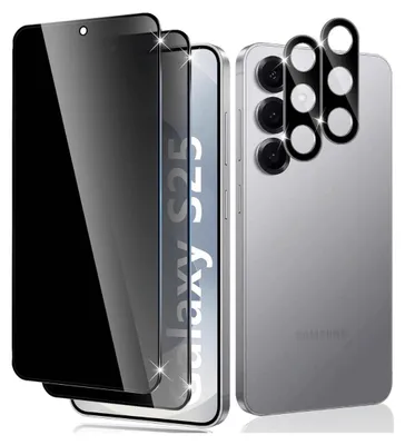 Produktbild von 2X Panzerglas für Samsung Galaxy S25 Blickschutz Sichtschutz Anti-Spy Schutzglas