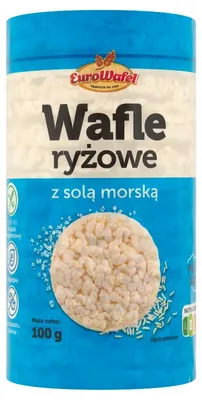 Productafbeelding van Eurowafle Rijstwafels met Zeezout, 100 gram
