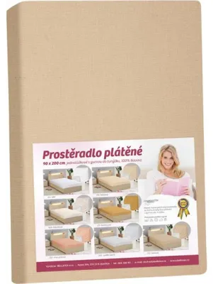 Immagine prodotto di Lenzuolo di lino - Beige - 90x200