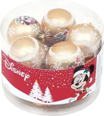 Produktbild von Arditex WD14013, Kugel-Weihnachtsschmuck, Polyethylen, Gold, Mehrfarbig, 10 Stück(e), Box, China