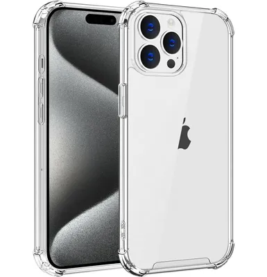 Produktbild von Hülle für Apple iPhone 15 Pro Silikon Case Handy Schutzhülle Transparent