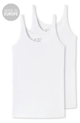 Produktbild von Schiesser Damen Tanktop 2-Pack 95/5 - weiss - Größe 46