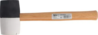 Produktbild von BGS 1969 Gummihammer, schwarz/weißer Kopf