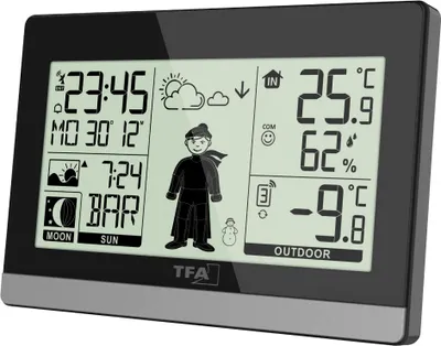 Imagen del producto de TFA - Funk-Wetterstation WEATHER BOY - 35.1159.01 - schwarz
