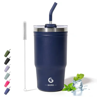 Isolierter Kaffeebecher 591 ml, auslaufsicher, Edelstahl, hält warm/kalt