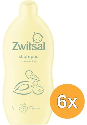 Productafbeelding van 6x Zwitsal Shampoo 700 ml