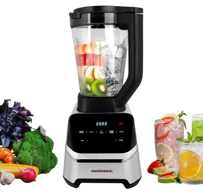 Produktbild von Gastroback Design Multi-Power Standmixer Mix & Soup, Tischplatten-Mixer, 2 l, Pulsfunktion, Eis-Crusher, 0,9 m, 2000 W
