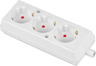 Obrázek produktu pro Přenosná trojzásuvka 3x 250V Schuko bílá