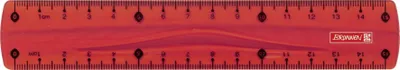 Produktbild von BRUNNEN 104971523 Lineal 15cm red