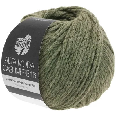 Produktbild von Lana Grossa Alta Moda Cashmere 16 045 Graugrün 50g