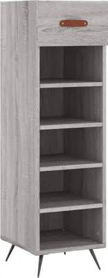 Produktbild von vidaXL Schuhschrank Grau Sonoma 30x35x105 cm Holzwerkstoff