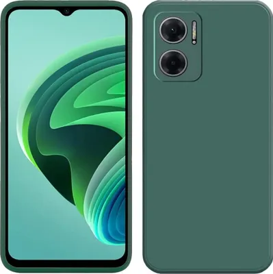 Produktbild von Redmi 10 5G Hülle, Flüssig Silikon Weich Gummi Schutzhülle für Xiaomi Redmi 10 5G Nachtgrün