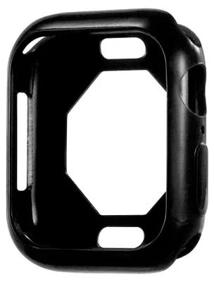 Immagine prodotto di Custodia subtel TPU compatibile con Apple Watch 7 - 45mm protezione, bumper per smartwatch bracciale fitness, nero, assorbe urti, evita danni e costose riparazioni