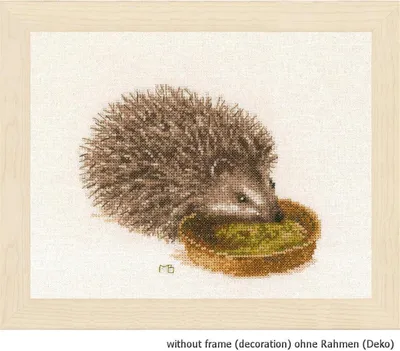 Produktbild von Lanarte Kreuzstichset "MB Igel", Zählmuster