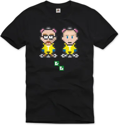 Produktbild von style3 Breaking Bit T-Shirt Herren bad heisenberg tv pixel walter white meth crystal