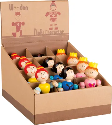 Produktbild von Small Foot_Spielfigur Display Holzfiguren Prinzessin Flexibel_3215