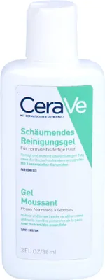 Produktbild von CeraVe schäumendes Reinigungsgel für normale bis fettige Haut, 88 ml Gel