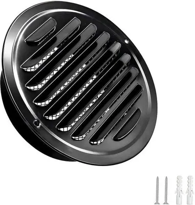 Obrázek produktu pro Kulatý ventilátor s mřížkou z nerezové oceli