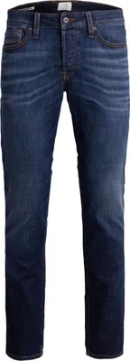 Produktbild von Jack & Jones 12204327, Blau, Jeans, Baumwolle, Elasthan, Nicht bleichen, Nicht chemisch reinigen, Schonwaschgang (40°C)